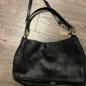 Large Coach Black Hobo